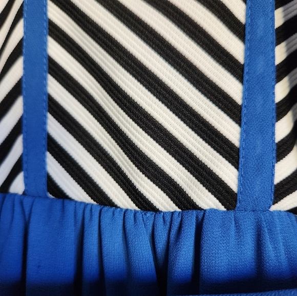 Y2K Bright Blue Maxi Dress - Picture 6 of 7